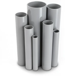 UPVC Pipes Nominal Pressure 21.7 Bar Size 1 ¼ inch Thickness 3.12 mm Gray