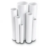 UPVC Pipes 21.7 Bar Pressure ½ inch Size 1.57 mm Thickness White