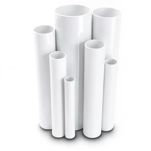 مواسير UPVC ضغط 21.7 بار مقاس ½ إنش سمك 1.57 مم لون أبيض