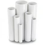 مواسير UPVC ضغط 21.7 بار مقاس ½ 1 إنش سمك 3.58 مم لون أبيض