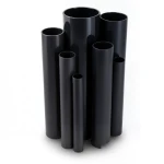 مواسير UPVC ضغط اسمي 21.7 بار مقاس ½ 1 إنش سمك 3.58 مم لون أسود