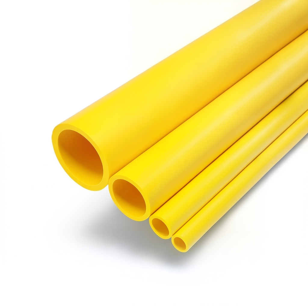 مواسير HDPE نيبروبلاست PE 80 ضغط 16 بار قطر 355 مم سمك 39.7 مم لون أصفر | نيبروبلاست