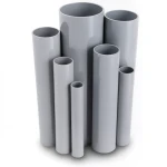 مواسير UPVC مقاس ¾ إنش ضغط 21.7 بار سمك 1.98 مم لون رمادي