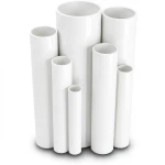 مواسير UPVC ضغط اسمي 8.6 بار مقاس ¼ 1 إنش سمك 1.52 مم لون أبيض