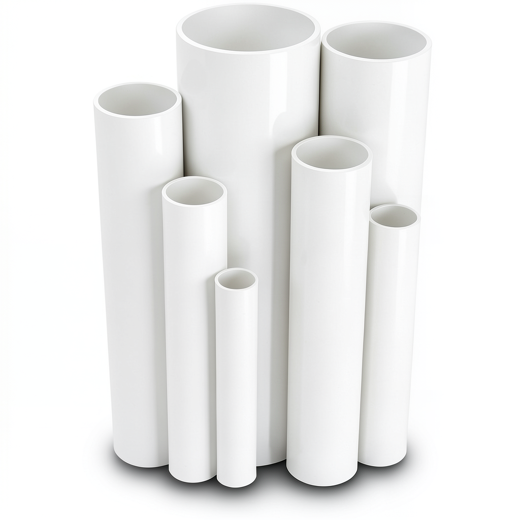 UPVC Pipes Nominal Pressure 8.6 Bar Size 1 ¼ inch Thickness 1.52 mm White