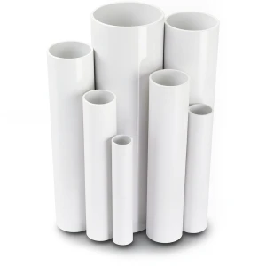 مواسير UPVC مقاس 1 إنش ضغط 21.7 بار سمك 2.46 مم لون أبيض