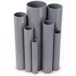 UPVC Pipes Nominal Pressure 21.7 Bar Size 1 inch Thickness 2.46 mm Gray