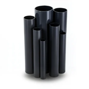 مواسير UPVC ضغط اسمي 21.7 بار مقاس 1 إنش سمك 2.46 مم لون أسود