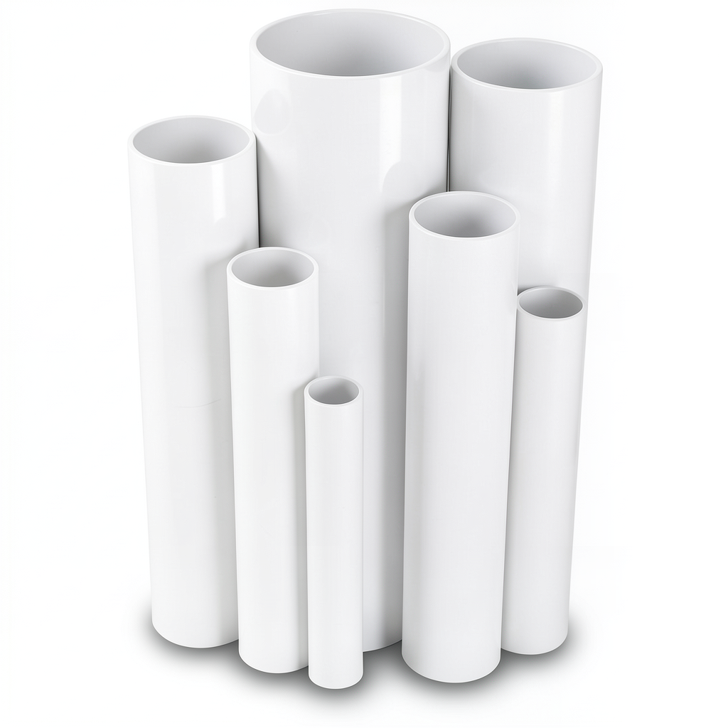UPVC Pipes Nominal Pressure 21.7 Bar Size 1¼ inch Thickness 3.12 mm White Colour