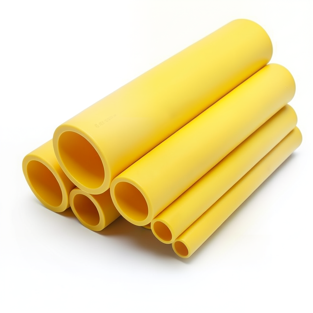 مواسير HDPE نيبروبلاست PE 100 ضغط 20 بار قطر 560 مم سمك 62.5 مم لون أصفر | نيبروبلاست