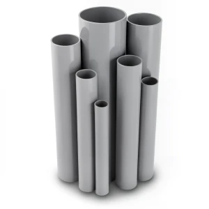 UPVC Pipes Nominal Pressure 21.7 Bar Size 1 ¼ inch Thickness 3.12 mm Gray