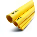 مواسير HDPE بولي ايثيلين عالي الكثافة PE 80 ضغط 16 بار قطر 315 مم سمك 35.2 مم لون أصفر | نيبروبلاست