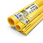 HDPE Pipes PE 80 16 Bar 560 mm Diameter 62.5 mm Thickness Yellow | NEPROPLAST