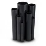 مواسير UPVC ضغط اسمي 21.7 بار مقاس ½ 1 إنش سمك 3.58 مم لون أسود