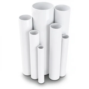 مواسير UPVC ضغط اسمي 12 بار قطر خارجي 21.2 مم سمك 1.5 مم لون أبيض