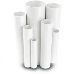 مواسير UPVC ضغط اسمي 8.6 بار مقاس ½ 1 إنش سمك 1.52 مم لون أبيض