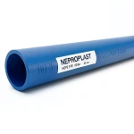 أنابيب HDPE PE 100 ضغط 20 بار قطر 400 مم سمك 44.7 مم لون أزرق | نيبروبلاست