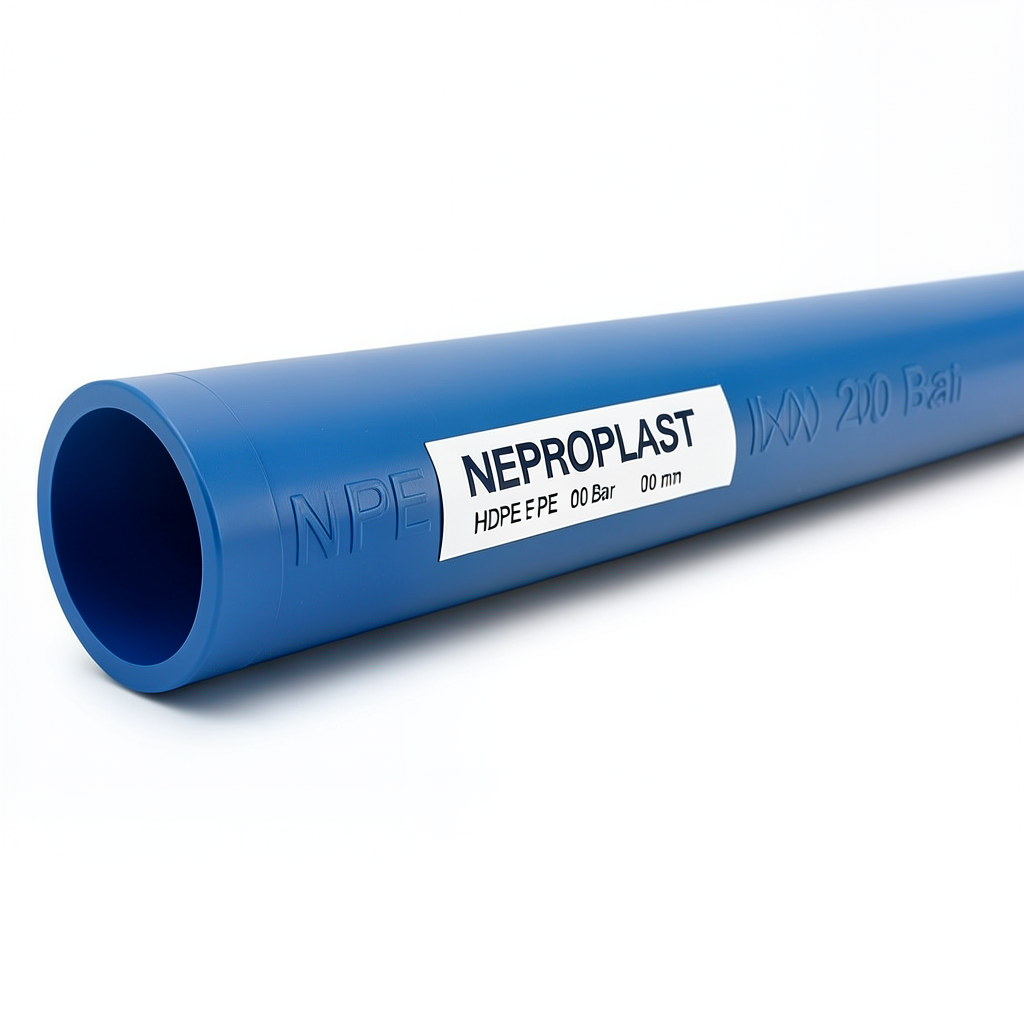 أنابيب HDPE PE 100 ضغط 20 بار قطر 400 مم سمك 44.7 مم لون أزرق | نيبروبلاست