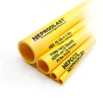 HDPE Pipes PE 80 16 Bar 560 mm Diameter 62.5 mm Thickness Yellow | NEPROPLAST