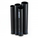 مواسير HDPE  نيبروبلاست PE 100 ضغط 6 بار قطر خارجي 250 مم سمك 9.1 مم لون اسود