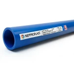 HDPE Pipes PE 80 Pressure 16 Bar Diameter 500 mm Thickness 55.8 mm Blue | NEPROPLAST