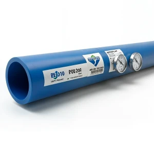 HDPE Pipes PE 100 20 Bar Pressure 400 mm Diameter 44.7 mm Thickness Blue | NEPROPLAST