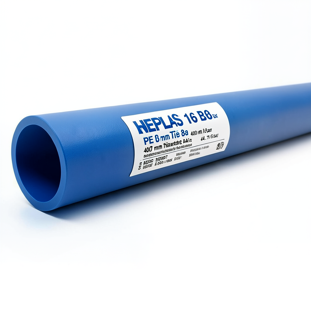 HDPE Pipes PE 80 16 Bar 400 mm Diameter 44.7 mm Thickness Blue | NEPROPLAST