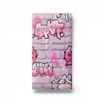 German wall Covering for youth and children, size 10 m x 0.53 m, pink color, model 237818 
