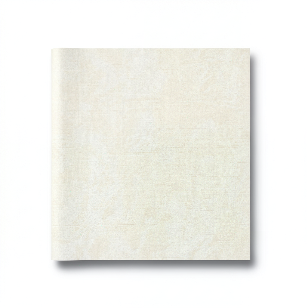 Patterned Wallpaper 10 m x 0.70 m Cream Color, Model 14056