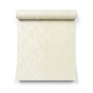 German Wallpaper Patterned Design 10m×0.53m Creamy Color, Model 422627