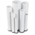 مواسير UPVC ضغط 11 بار مقاس ¼ 1 إنش سمك 1.63 مم لون أبيض