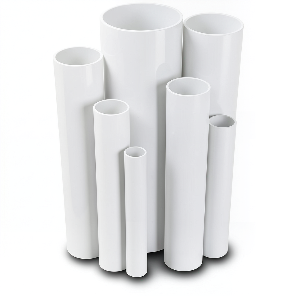 UPVC Pipes Nominal Pressure 11 Bar Size 1 ¼ inch Thickness 1.63 mm White