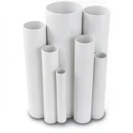 مواسير UPVC مقاس ¼ 1 إنش سمك 2.01 مم ضغط 13.8 بار لون أبيض