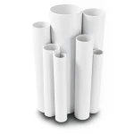 مواسير UPVC مقاس 1 إنش سمك 1.96 مم ضغط 17.2 بار لون أبيض