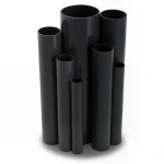 أنابيب UPVC ضغط اسمي 8.6 بار مقاس 1¼ إنش سمك 1.52 مم لون أسود