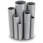مواسير UPVC ضغط 8.6 بار مقاس 1½ إنش سمك 1.52 مم لون رمادي