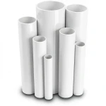 مواسير UPVC ضغط 11 بار مقاس ¼ 1 إنش سمك 1.63 مم لون أبيض
