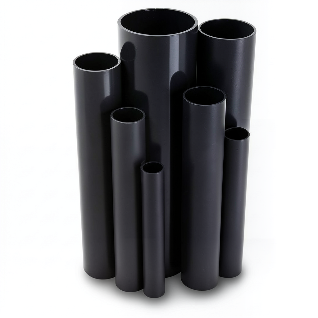 UPVC Pipes 1 Inch Thickness 1.52 mm Pressure 11 Bar Black