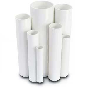 مواسير UPVC مقاس ¼ 1 إنش سمك 2.01 مم ضغط 13.8 بار لون أبيض
