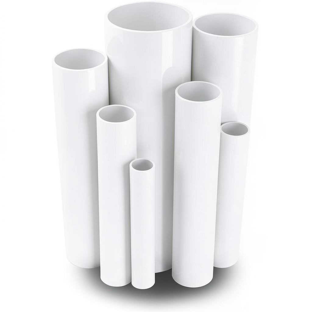 UPVC Pipes Nominal Pressure 13.8 Bar Outside Diameter 1½ inch Thickness 2.29 mm White