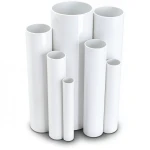 مواسير UPVC مقاس ¾ إنش ضغط اسمي 17.2 بار سمك 1.57 مم لون أبيض