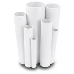 مواسير UPVC مقاس 1 إنش سمك 1.96 مم ضغط 17.2 بار لون أبيض