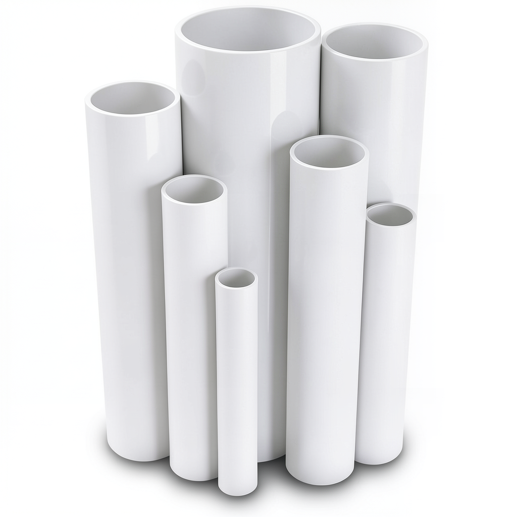 UPVC Pipes 1½ inch Thickness 2.84 mm Pressure 17.2 Bar White