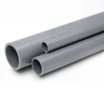 مواسير UPVC الوطني جدول 40  مقاس ½  إنش سمك 2.77 مم لون رمادي