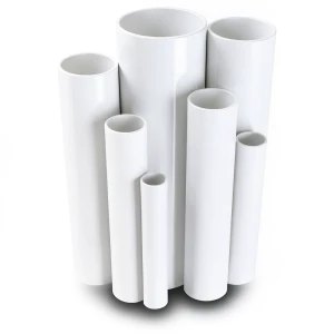 مواسير UPVC ضغط 11 بار مقاس ¼ 1 إنش سمك 1.63 مم لون أبيض
