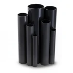 مواسير UPVC ضغط اسمي 11 بار مقاس ¼1 إنش سمك 1.63 مم لون أسود