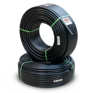 أنابيب HDPE نيبروبلاست PE 100 ضغط 16 بار قطر خارجي 40 مم سمك 3.7 مم لون أسود | نيبروبلاست