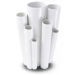 مواسير UPVC مقاس 1 إنش سمك 1.6 مم ضغط 13.8 بار لون أبيض