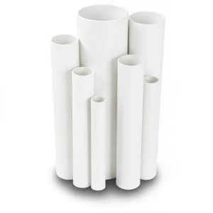 مواسير UPVC مقاس ¼ 1 إنش سمك 2.01 مم ضغط 13.8 بار لون أبيض