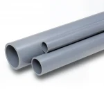 مواسير UPVC الوطني جدول 40  مقاس ½ 2  إنش سمك 5.16  مم لون رمادي